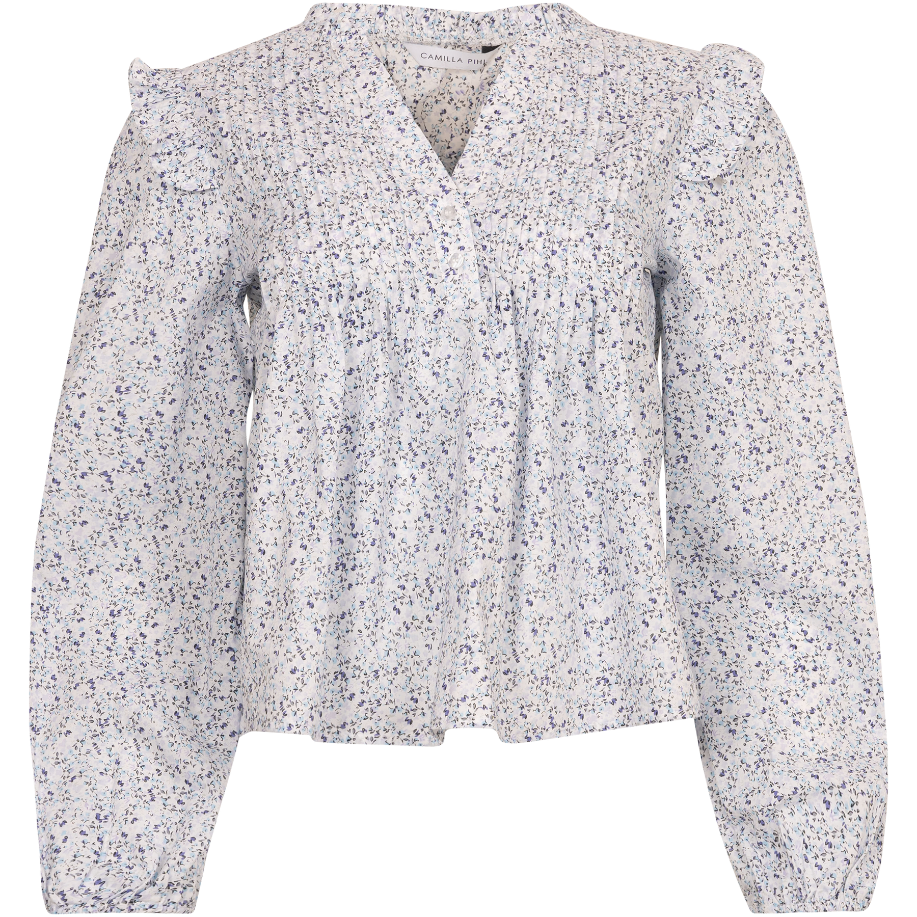 Tulum Blouse - Viola Flower