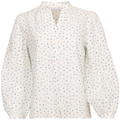 Amalfi Crepe Blouse - Blue Amaryll