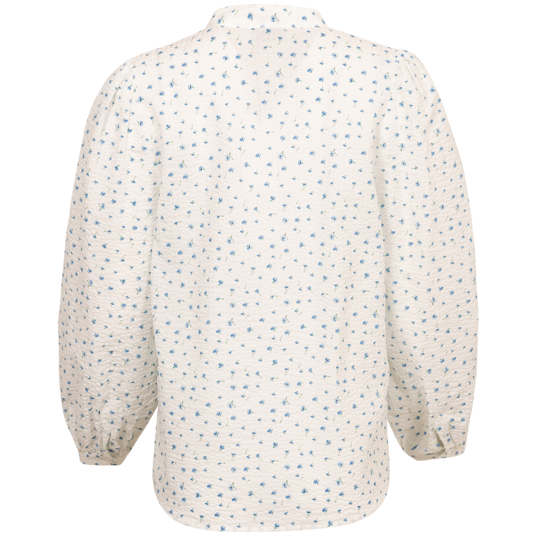 Amalfi Crepe Blouse - Blue Amaryll
