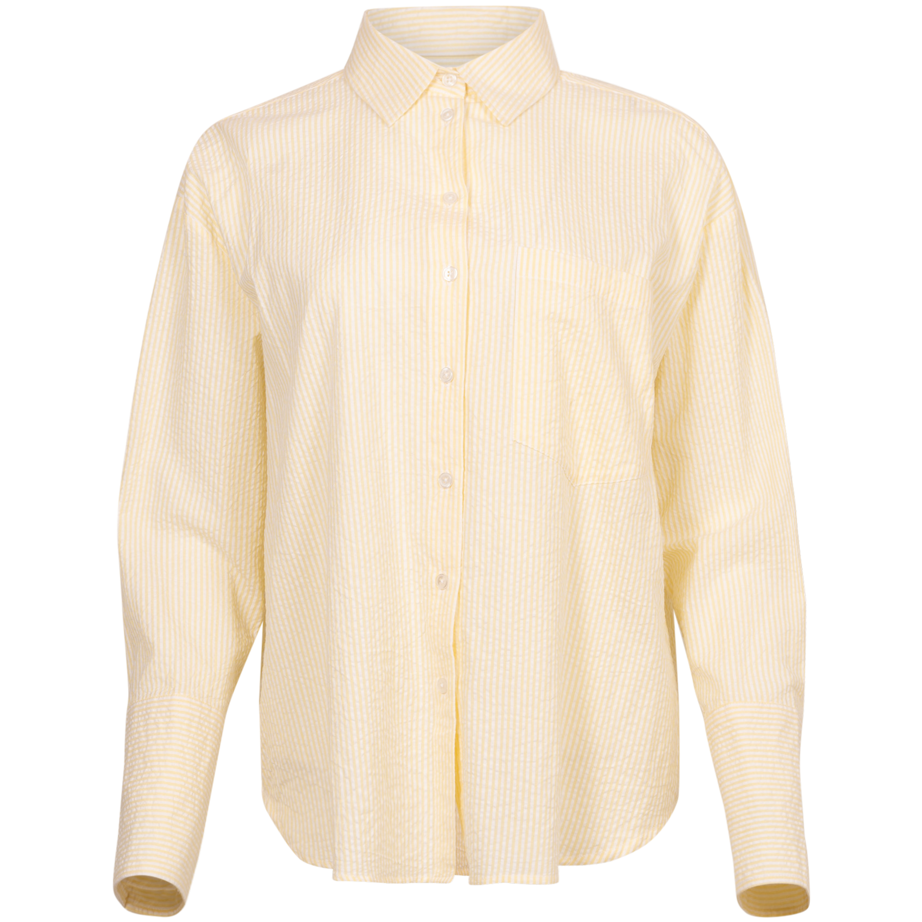 Bibi Crepe Shirt - Soft Yellow
