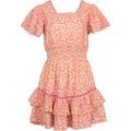 Chiara Dress - Peachy Pink
