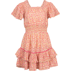 Chiara Dress - Peachy Pink