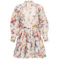 Cotton Slub Mini Dress - Rose Bouquet