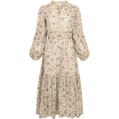 Bohemian Midi Dress - Leaves