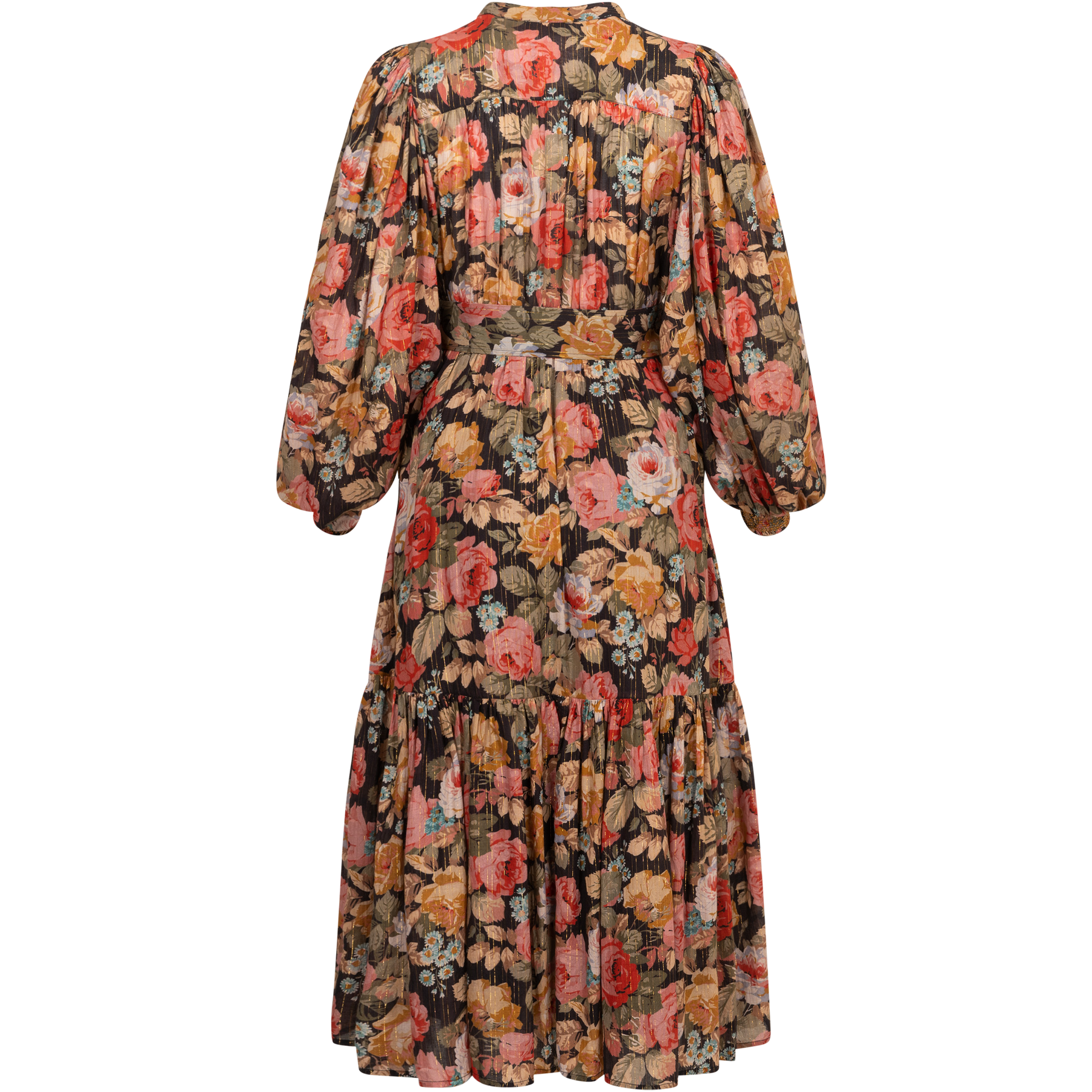 Bohemian Midi Dress - Rose Garden
