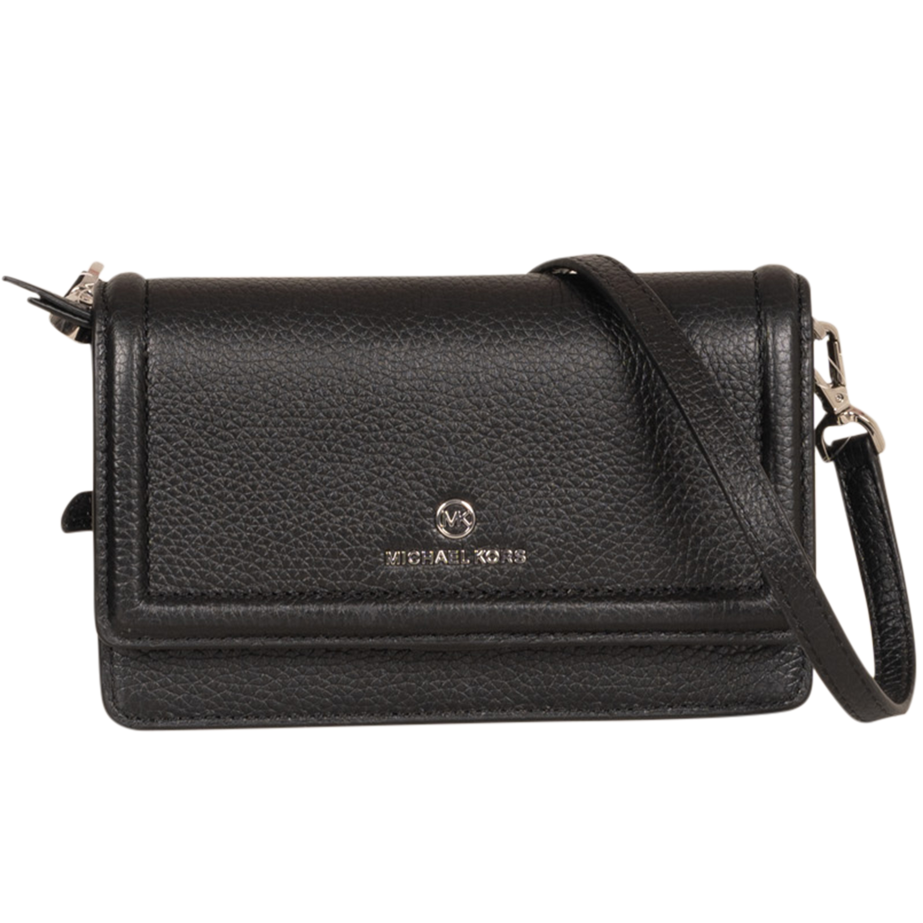 Jet Set Charm Small Phone Crossbody Bag - Black