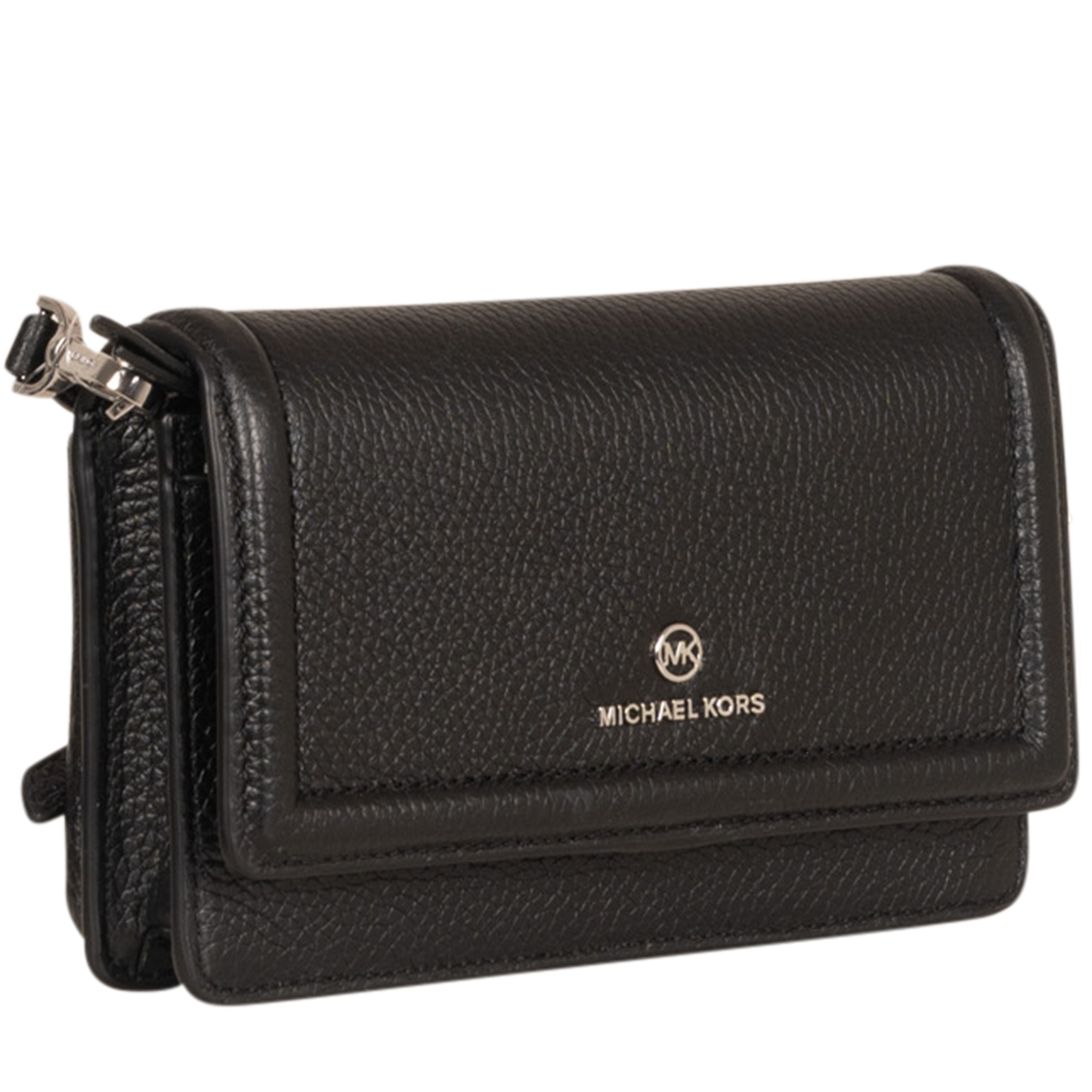 Jet Set Charm Small Phone Crossbody Bag - Black