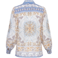 Ryleigh Silk Blouse - Light Blue