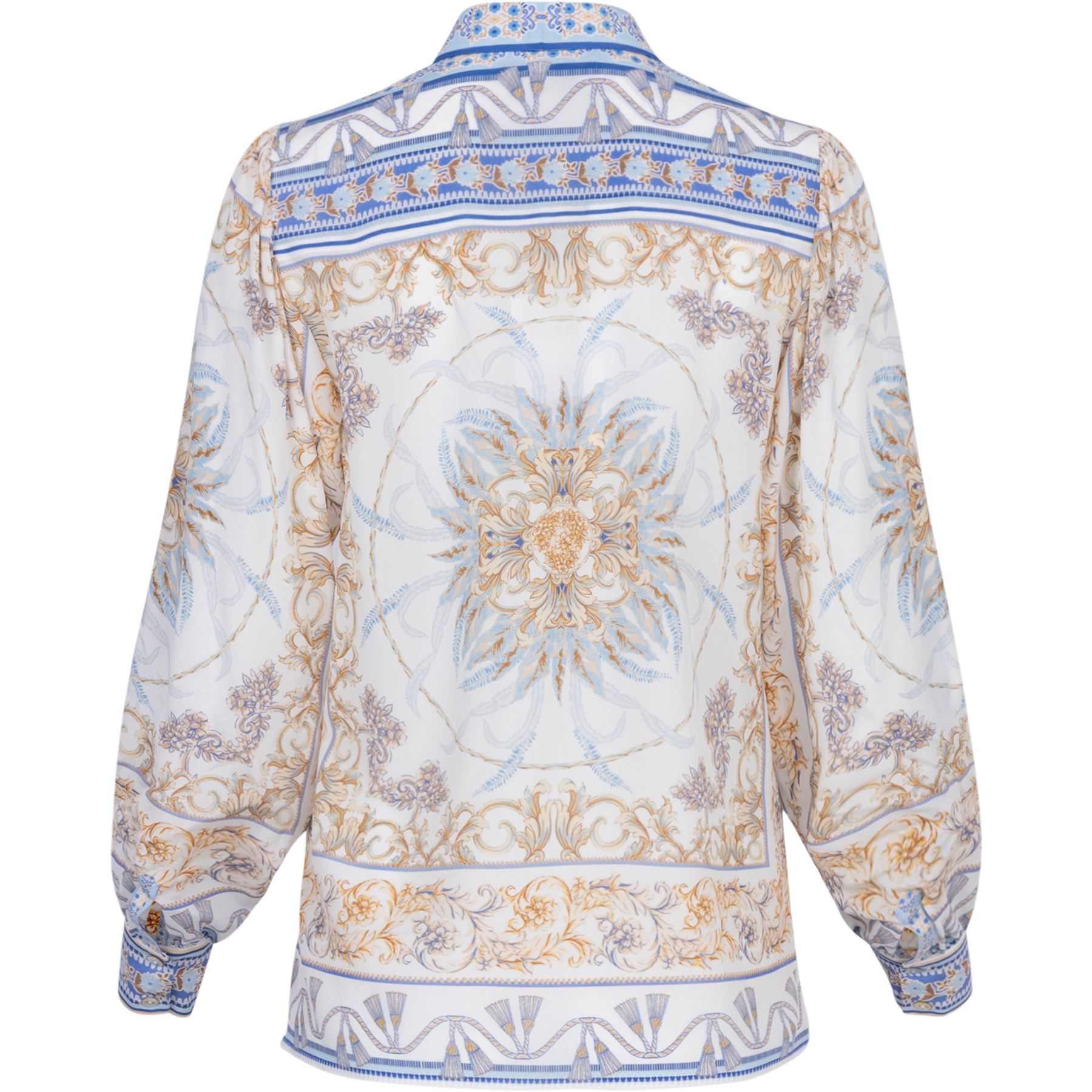 Ryleigh Silk Blouse - Light Blue