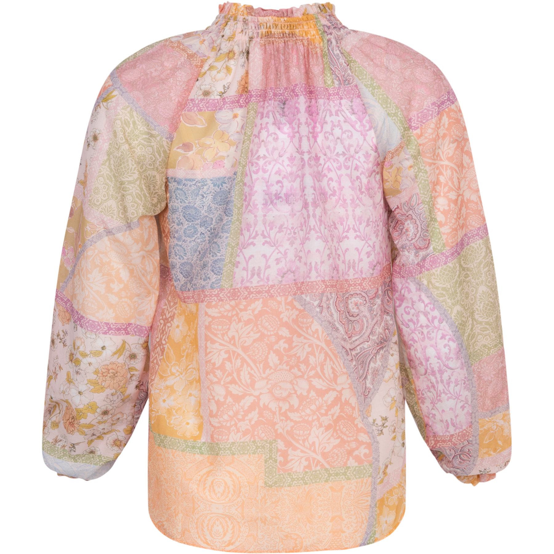 Gemma Blouse Silk Cotton - Peach