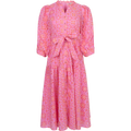 Valerie Dress Eyelet - Pink