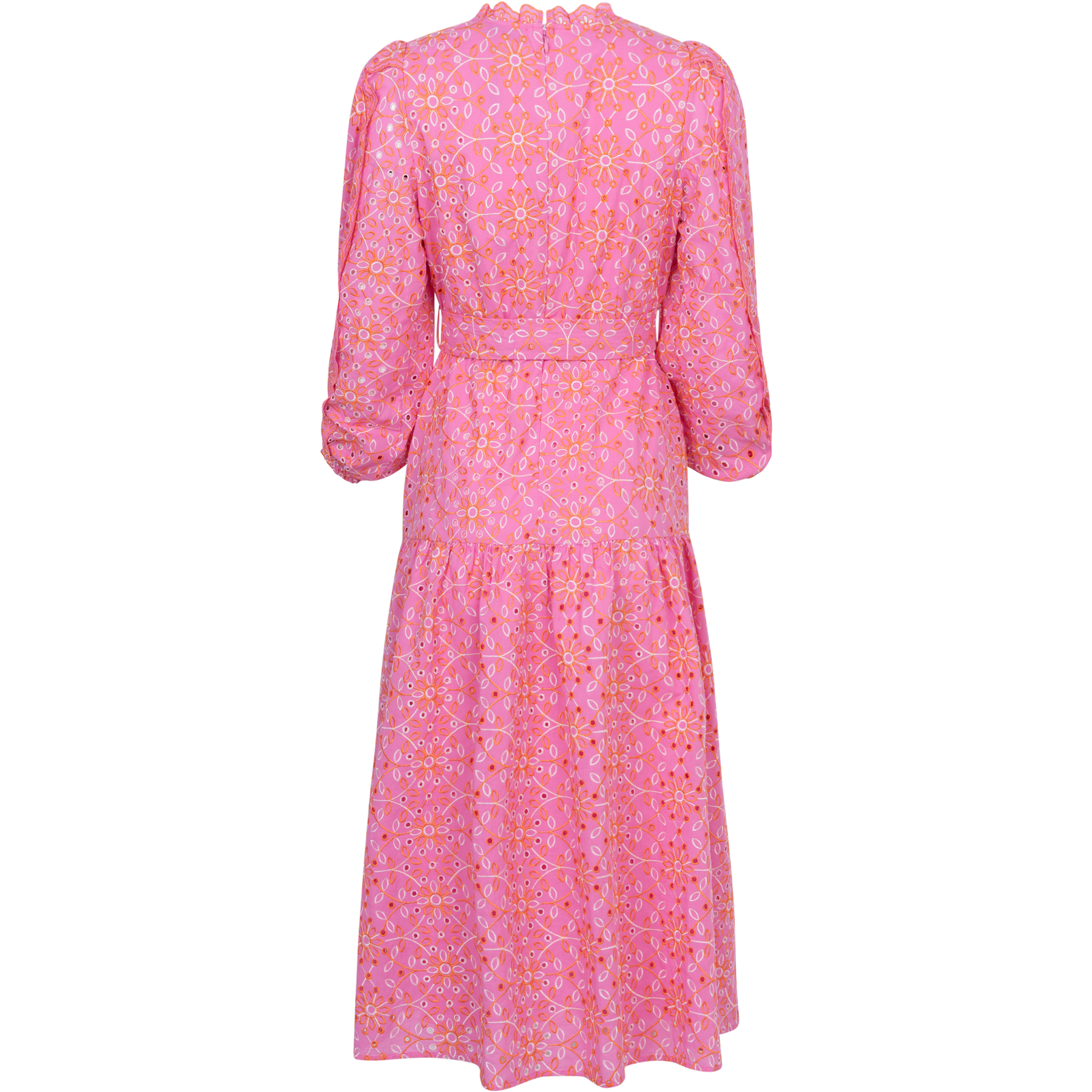 Valerie Dress Eyelet - Pink
