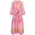 Valerie Linen Dress - Pink