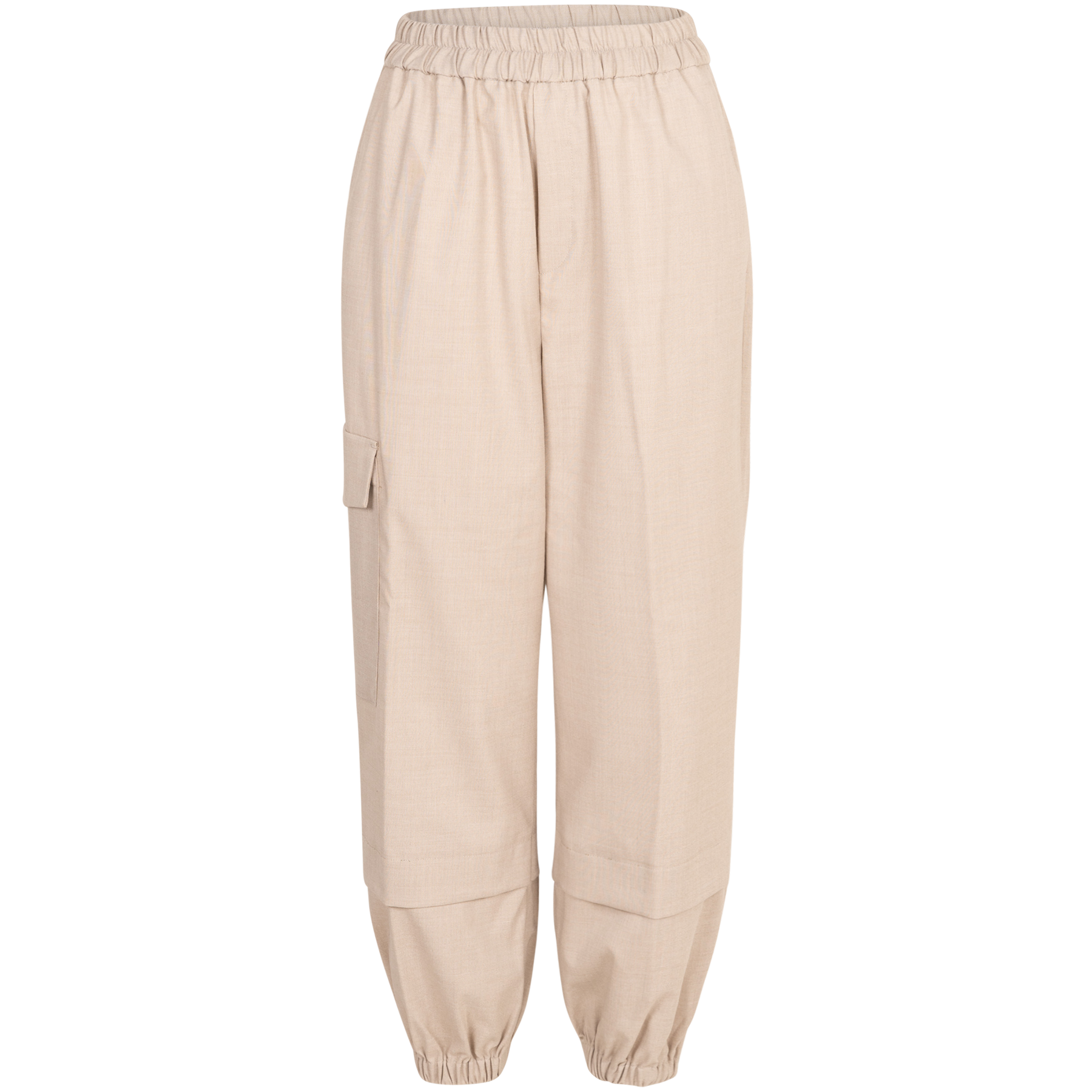 WaiIW Cargo Pant - Mocha Grey Melange