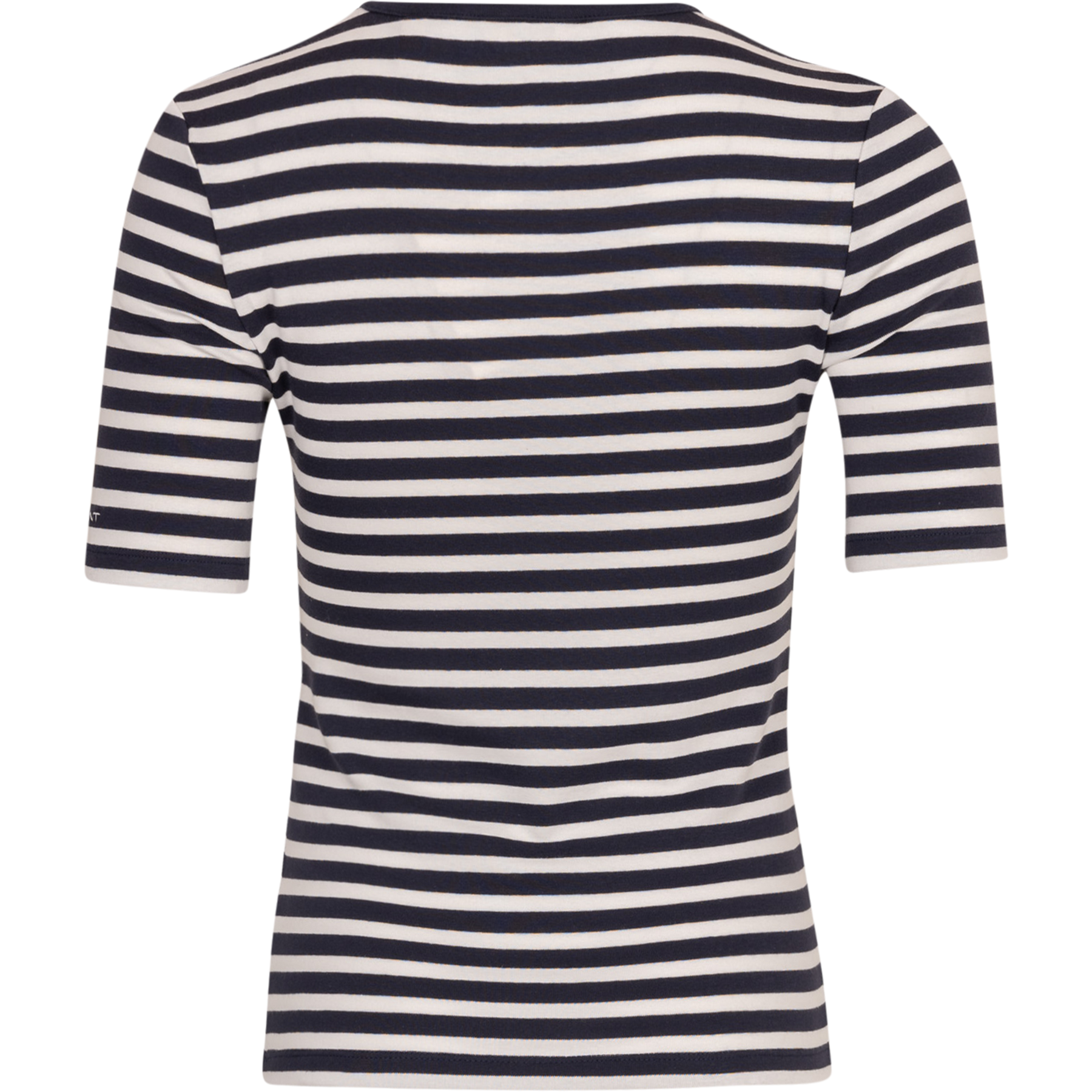 Slim Striped 1X1 Ribbed SS T - Evening Blue