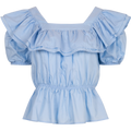 Ella Blouse - Blue