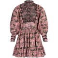 Décorated Poplin Mini Dress - Petite Rose