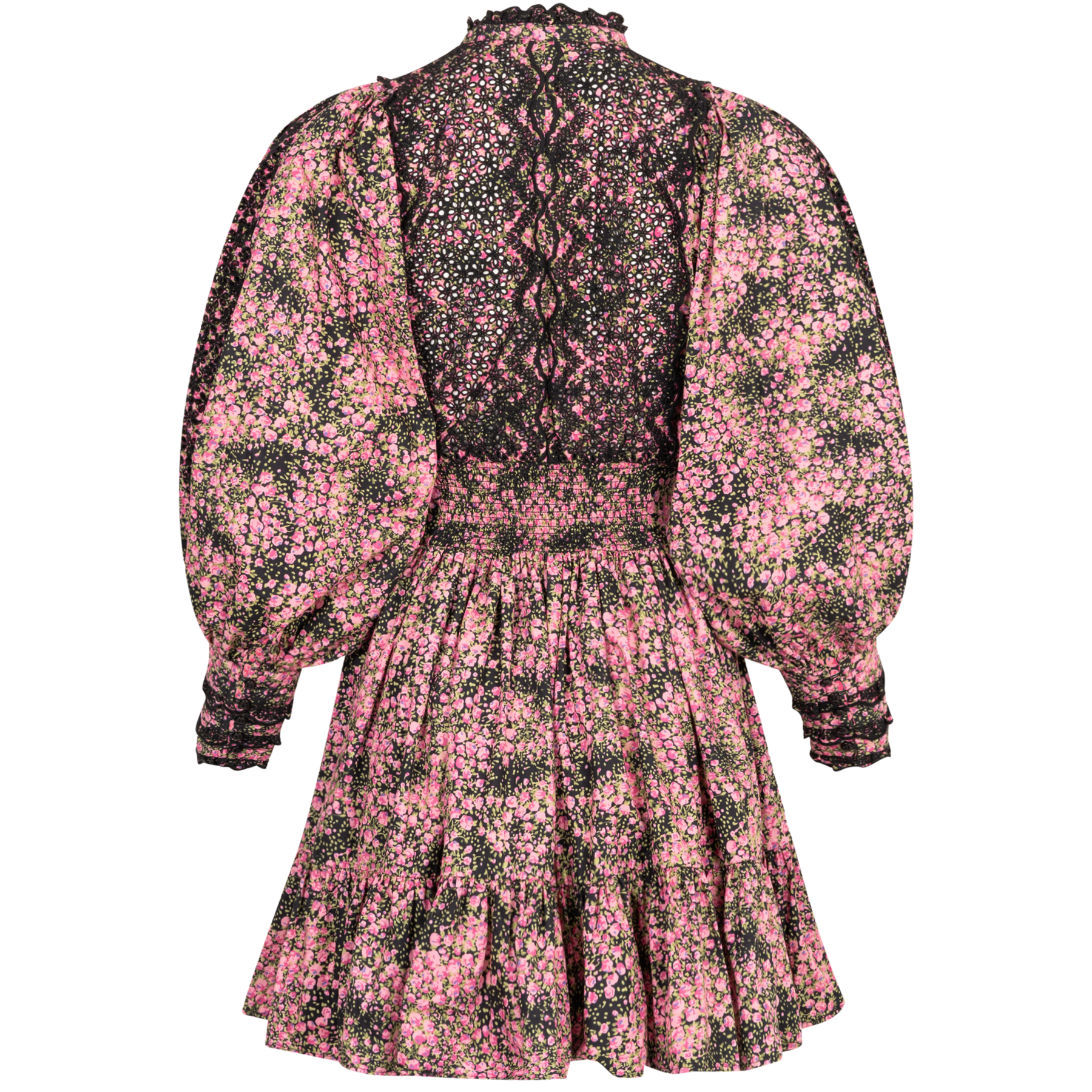 Décorated Poplin Mini Dress - Petite Rose