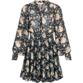 Georgette Mini Dress - Midnight