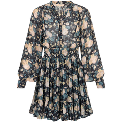 Georgette Mini Dress - Midnight