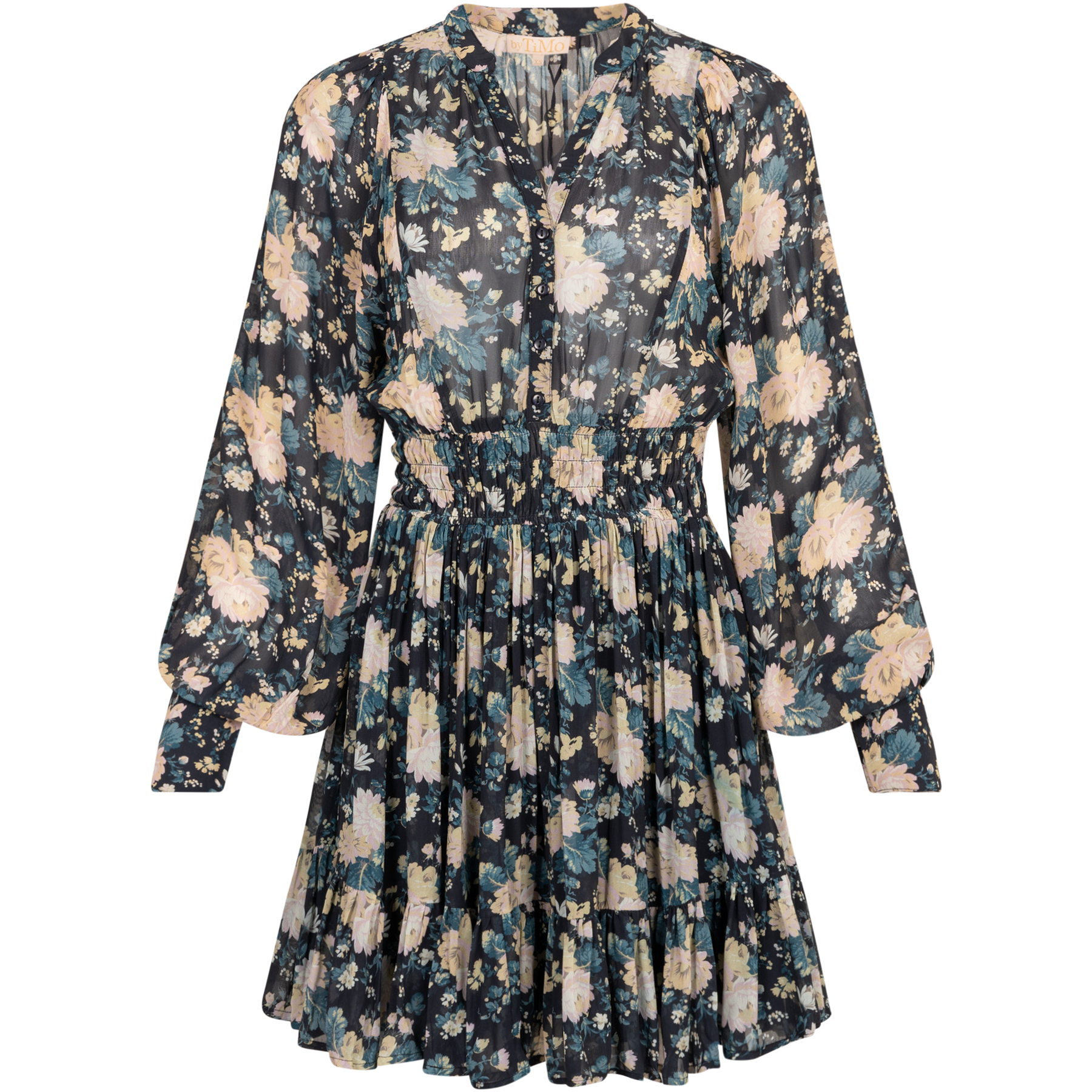 Georgette Mini Dress - Midnight