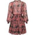 Georgette Mini Dress - Petite Roses