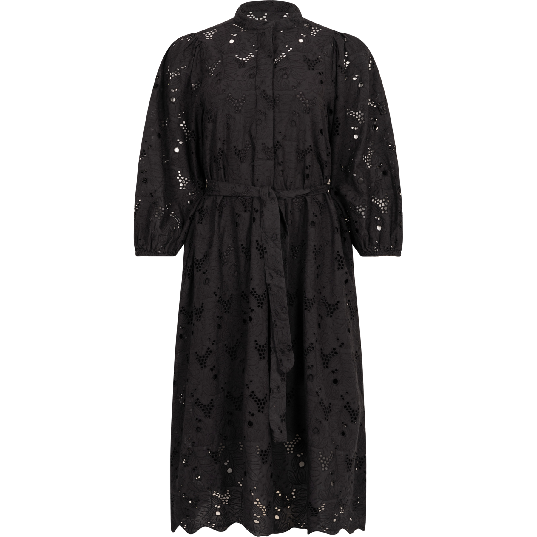 Yaskanga 7/8 Midi Dress - Black