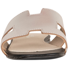 Claire Plain Leather - Silver