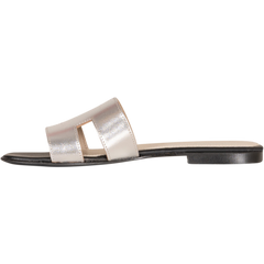 Claire Plain Leather - Silver
