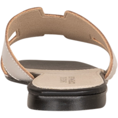 Claire Plain Leather - Silver