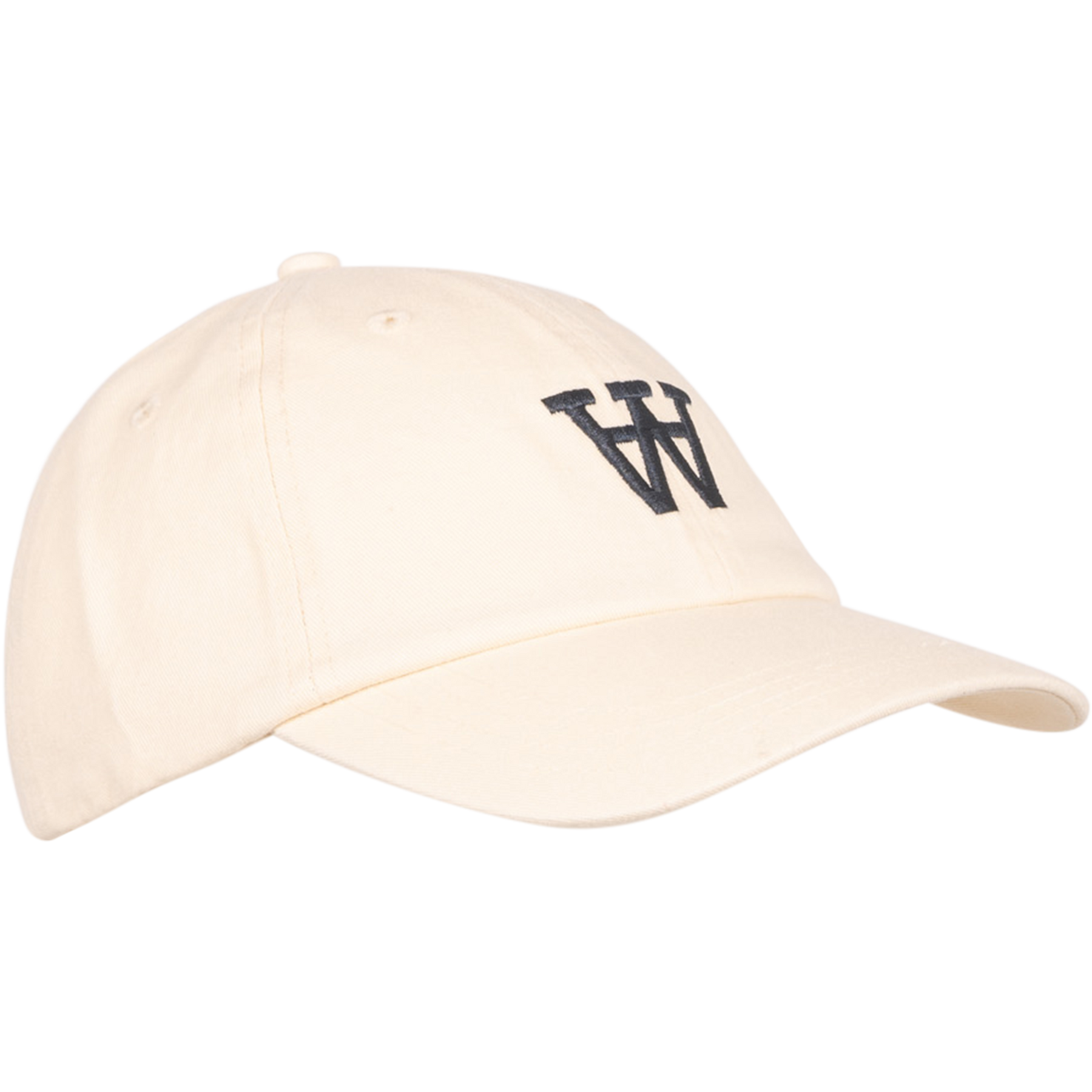 Eli Embroidery Cap - Off-White