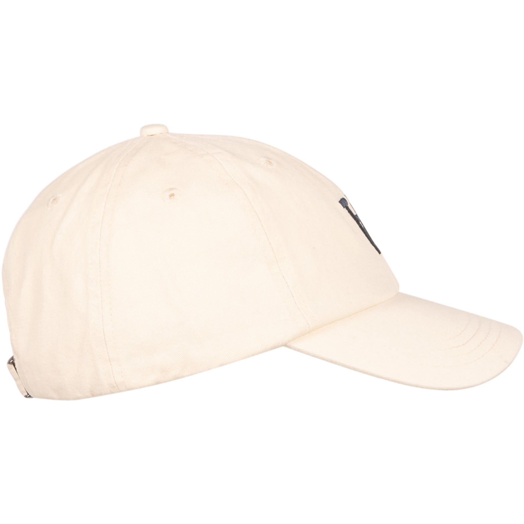 Eli Embroidery Cap - Off-White