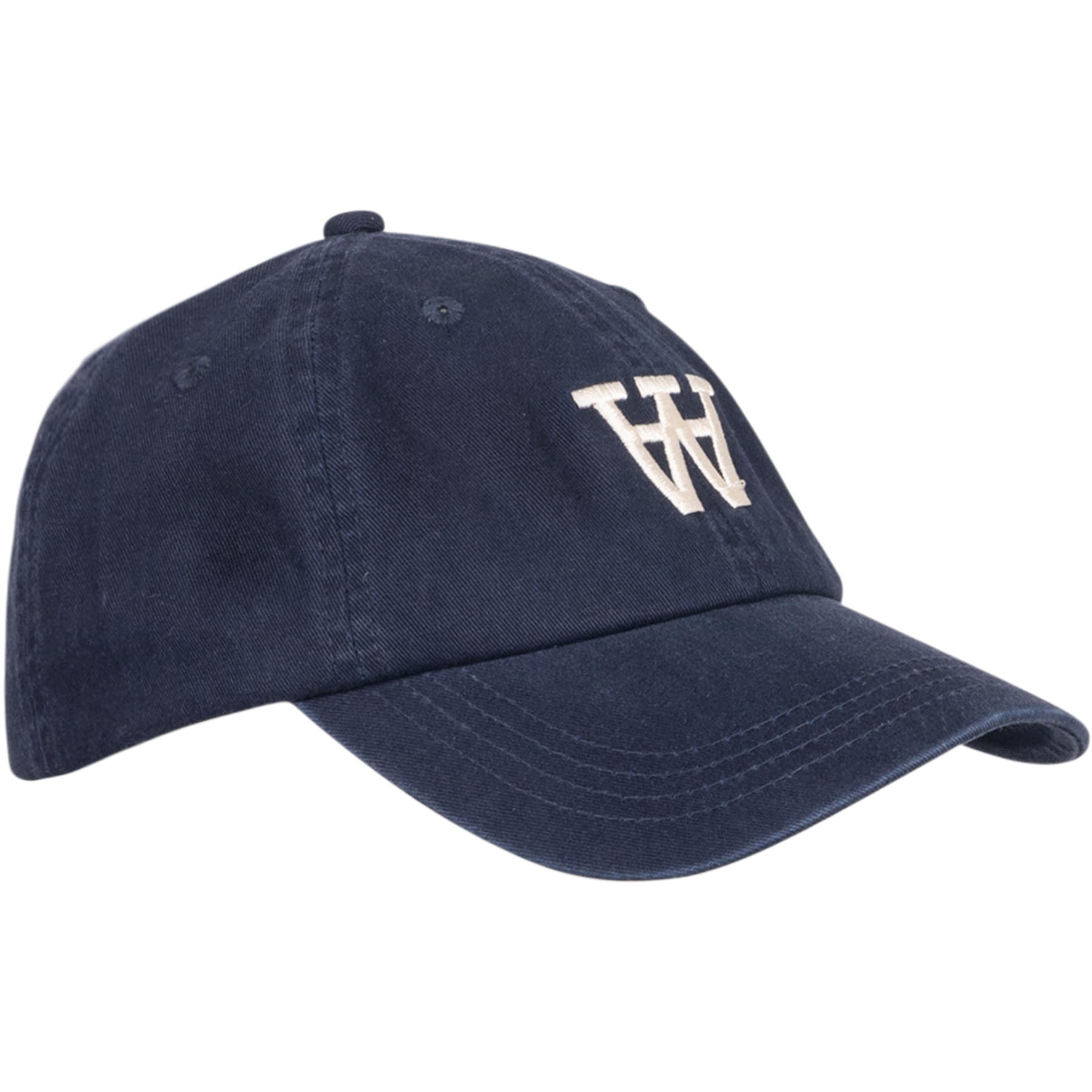 Eli Embroidery Cap - Navy