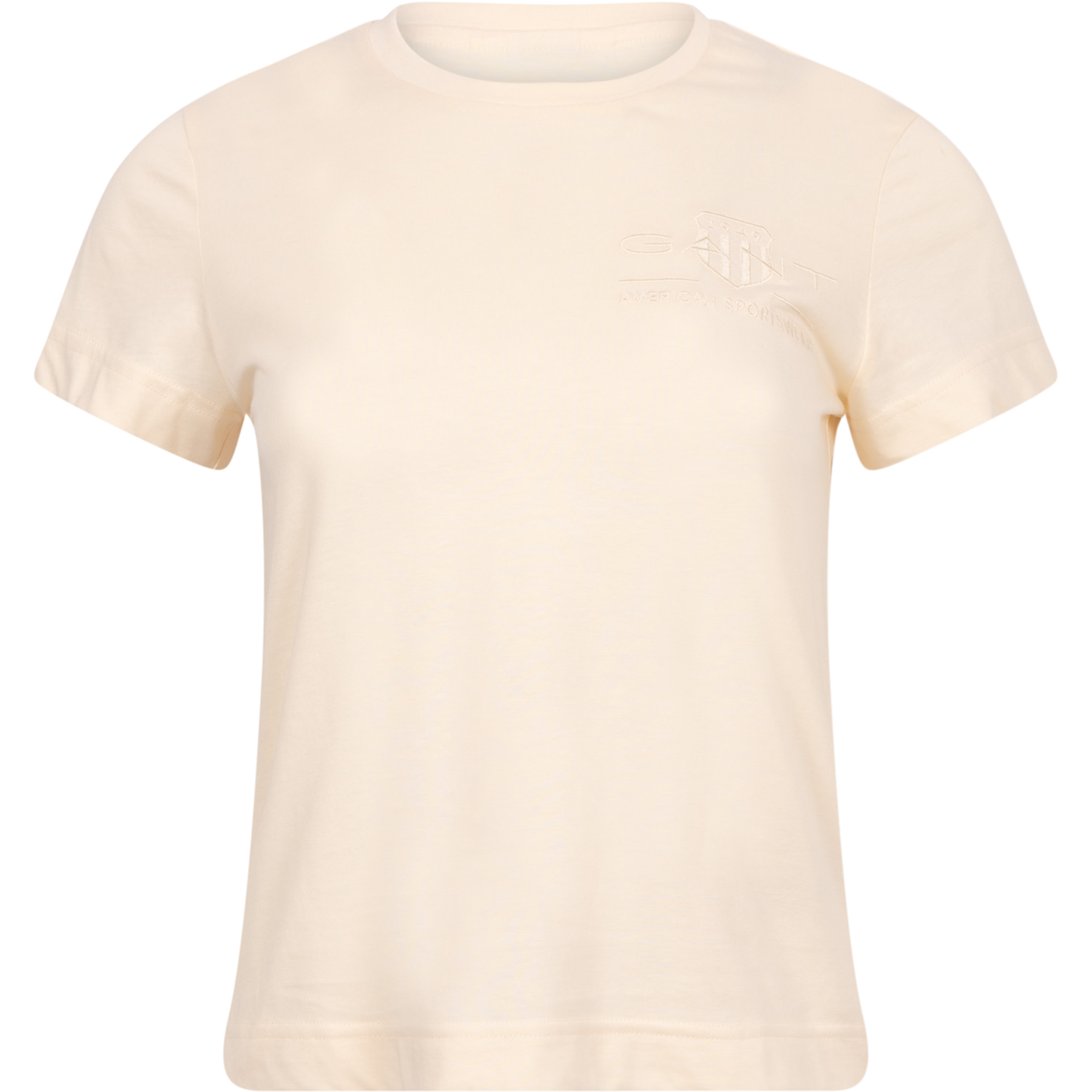 Regular Tonal Shield SS T-Shirt - Linen