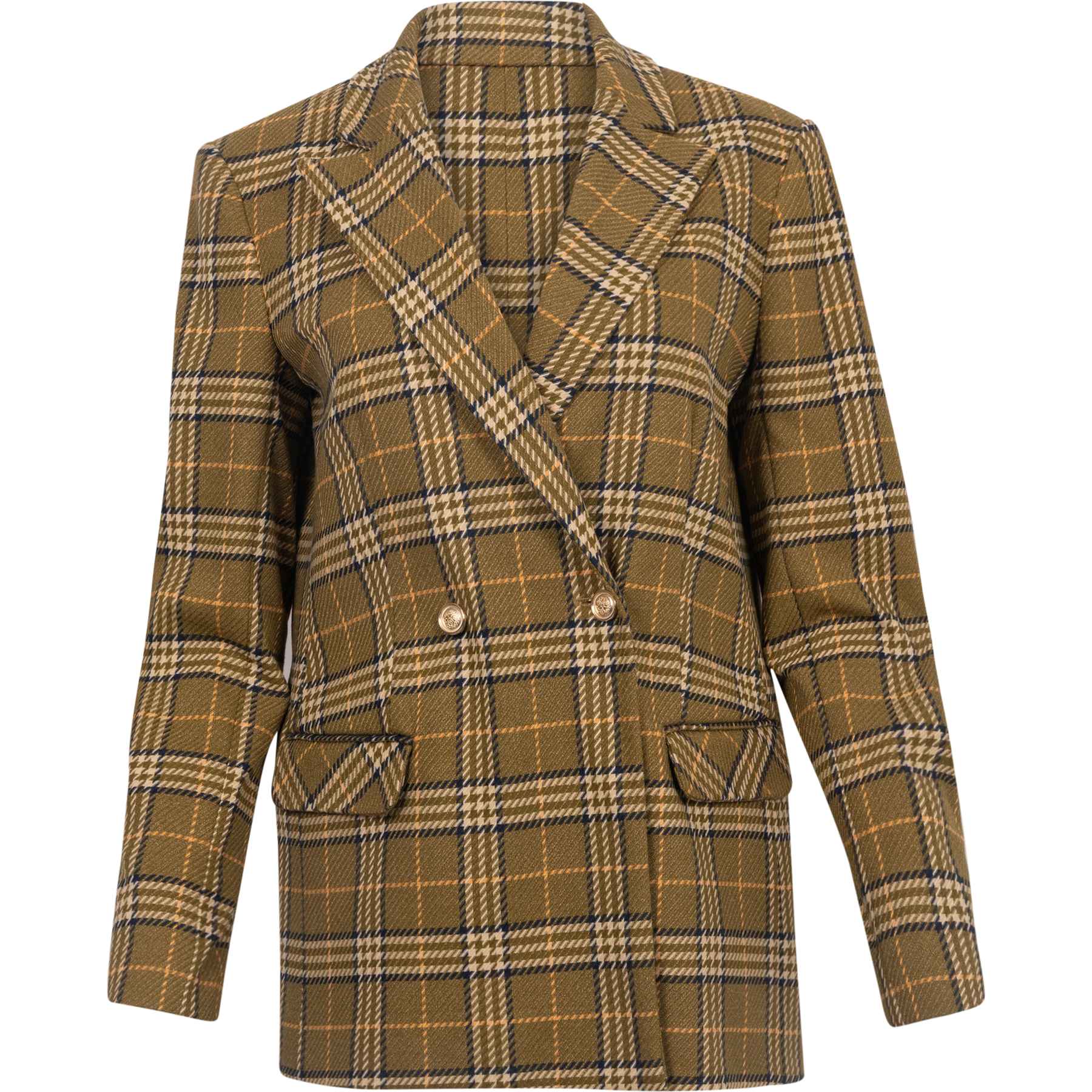 Wanda Soft Twill Blazer - Fir Green