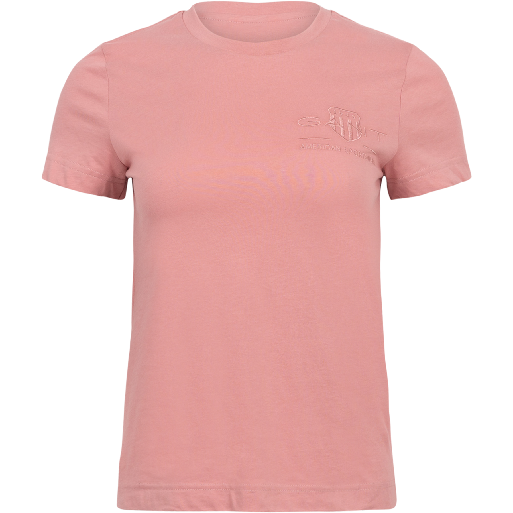 Regular Tonal Shield SS T-Shirt - California Pink Melange