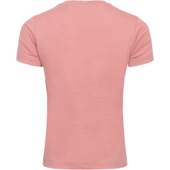 Regular Tonal Shield SS T-Shirt - California Pink Melange