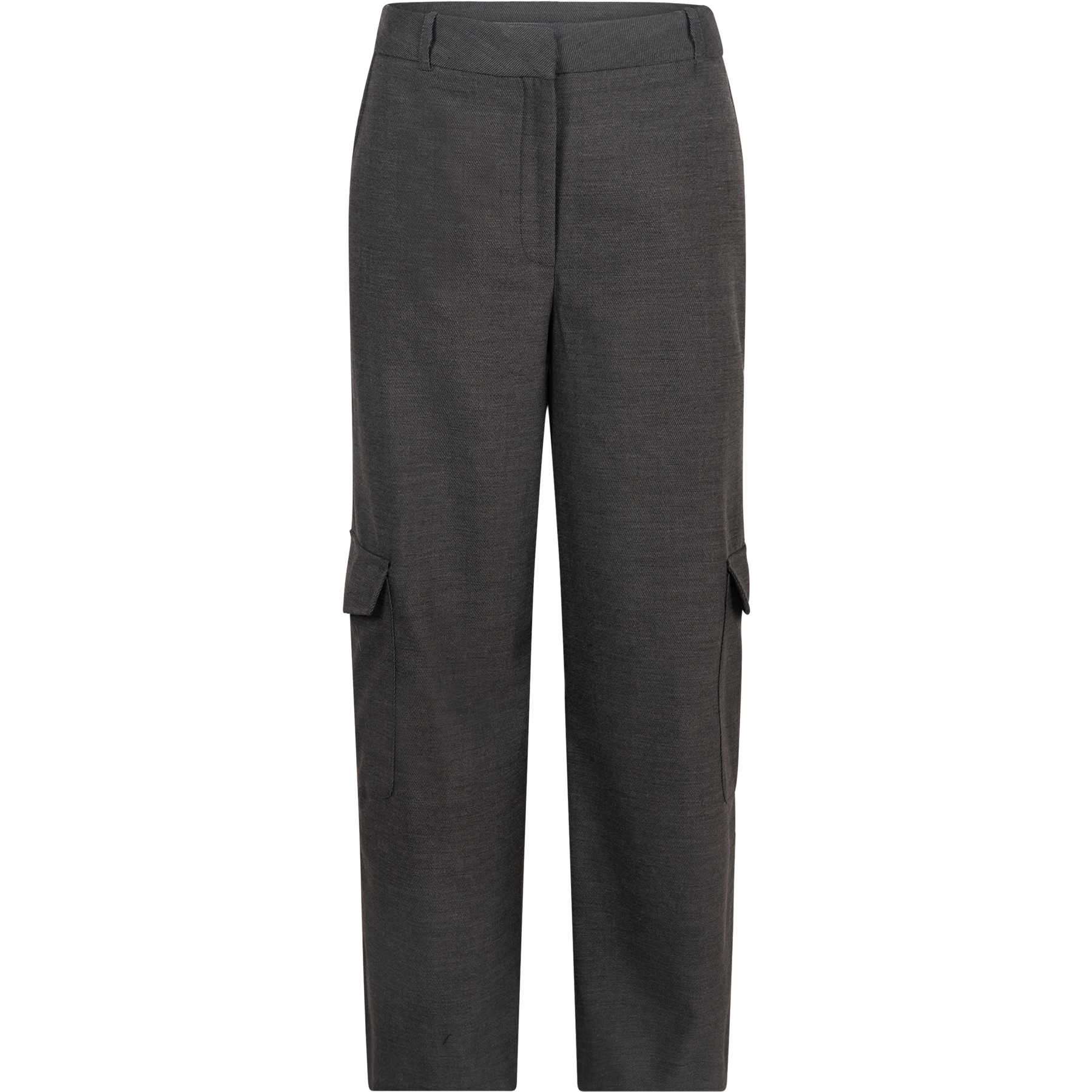Cargo Trousers - Grey Melange
