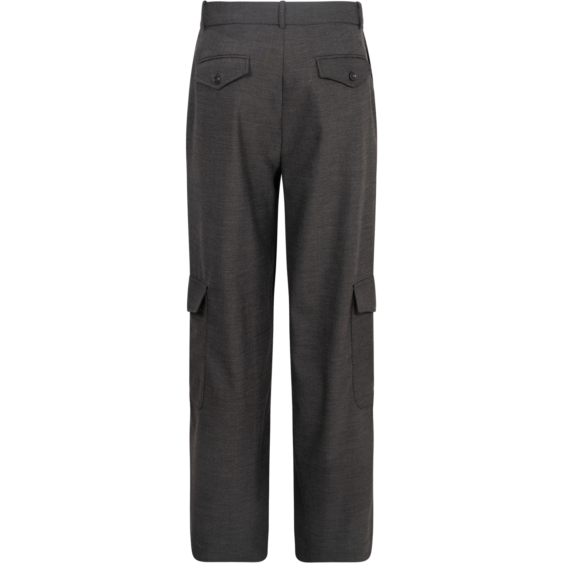 Cargo Trousers - Grey Melange