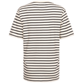 Ace Badge T-Shirt - Off-White/Black Stripes