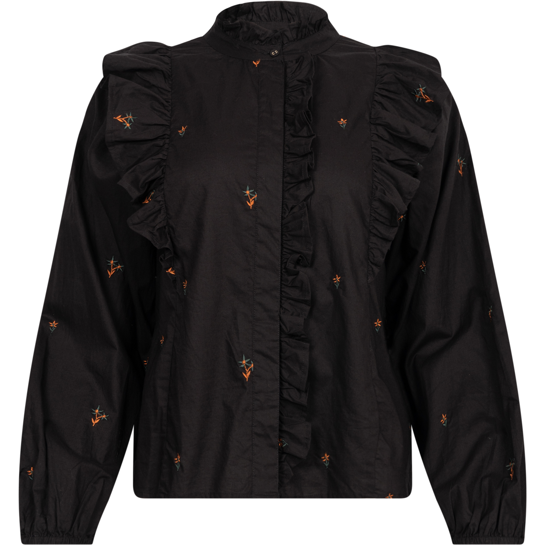 Maya Blouse - Broderie Black