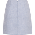 Abriella Hw Skirt - Chambray Blue