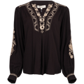 Leonie Embrodery Top - Black