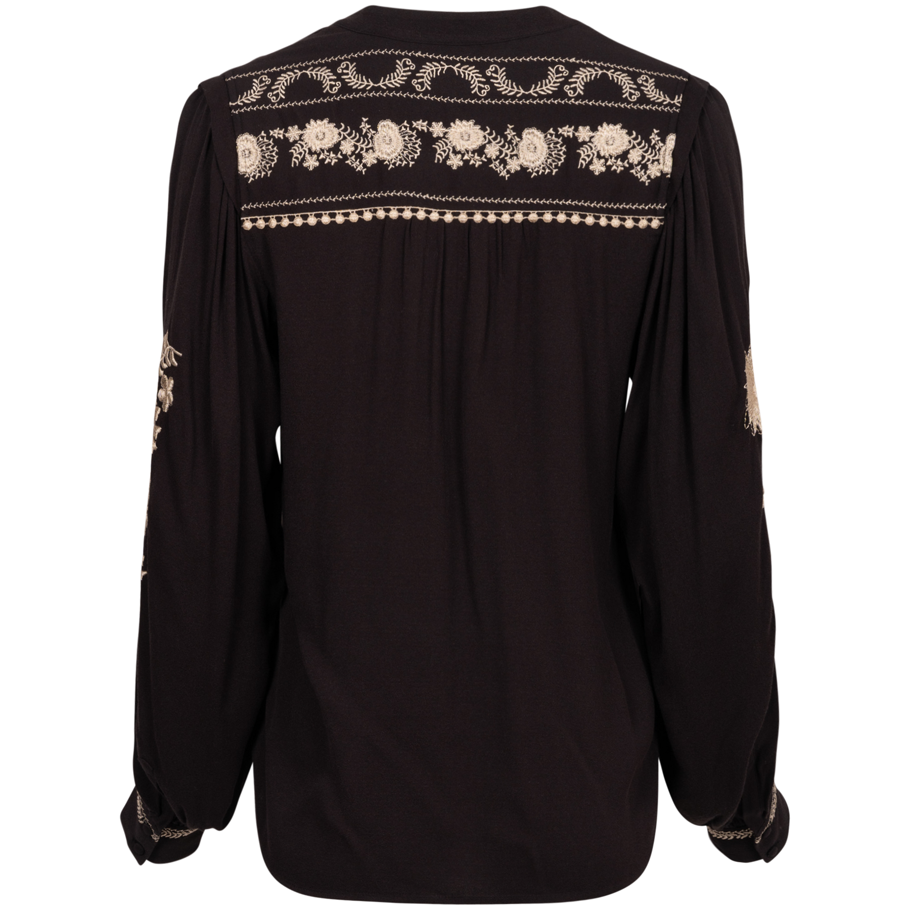Leonie Embrodery Top - Black