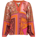 Louise Silk Blouse - Orange