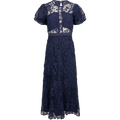 Lace Midi Dress - Navy