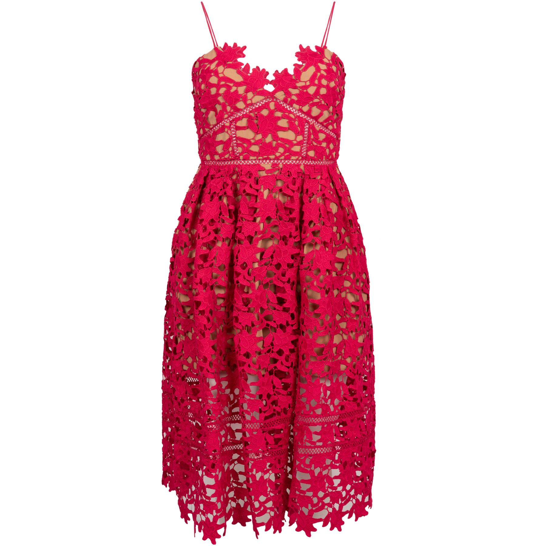 Azaelea Midi Dress - Magenta