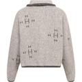 Iben Zip Jacket - Grey With Dark Details