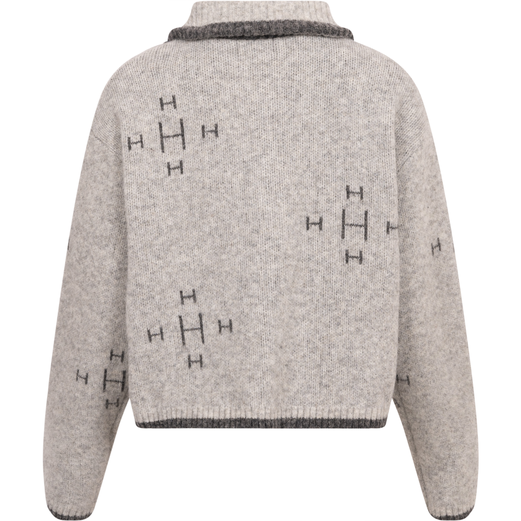 Iben Zip Jacket - Grey With Dark Details