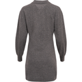 Cosmo Button Dress - Grey Melange